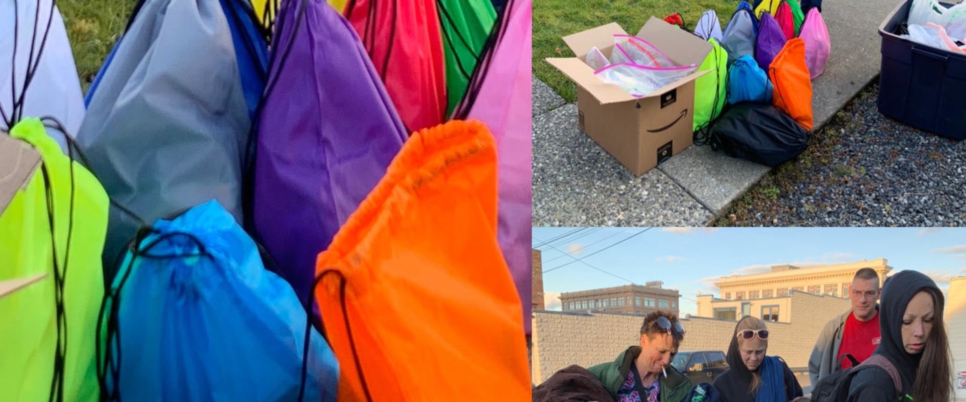 How do you make a hygiene kit for homeless people?