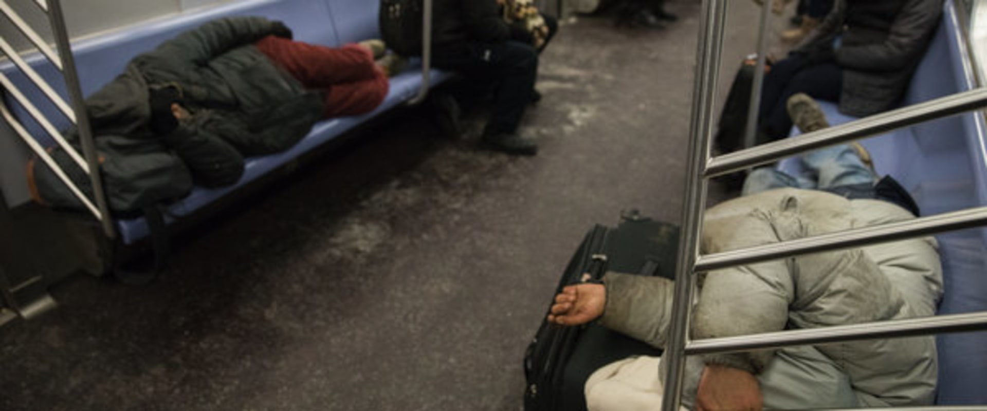 Where homeless sleep at night?
