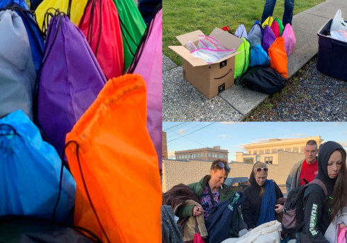 How do you make a hygiene kit for homeless people?